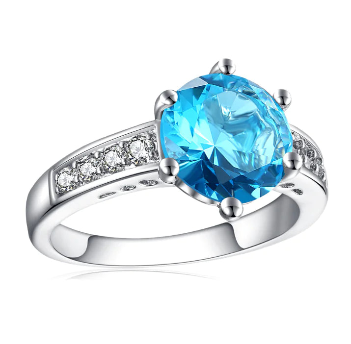 Platinum Six-Prong Ring