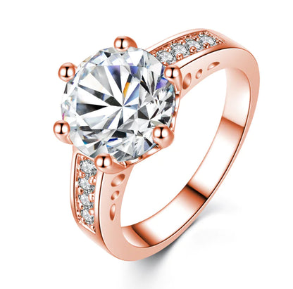 Platinum Six-Prong Ring