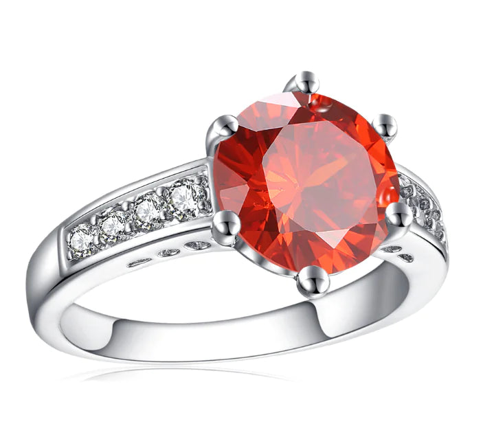 Platinum Six-Prong Ring