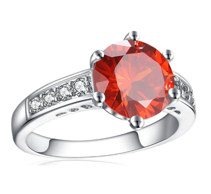 Platinum Six-Prong Ring