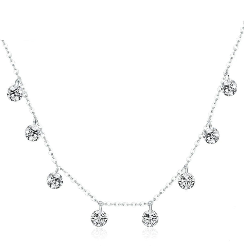 Minimalist Silver Necklace Jewelry